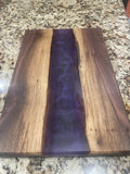 Walnut & Epoxy River Charcuterie Board