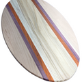 Oval Hardwood Cutting & Serving Board